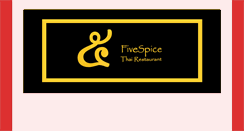 Desktop Screenshot of fivespices.ch